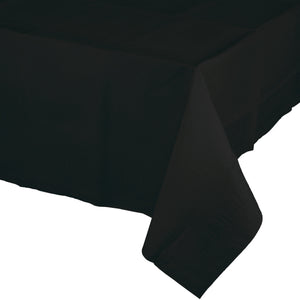 Black Plastic Table Cover | The Party Darling