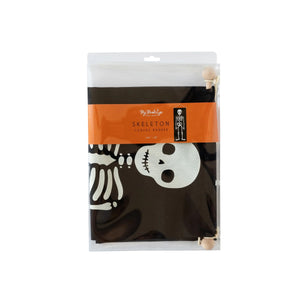 Skeleton Halloween Canvas Banner Packaged | The Party Darling