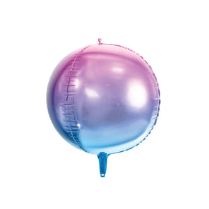 Blue & Purple Ombre Ball Balloon 14"