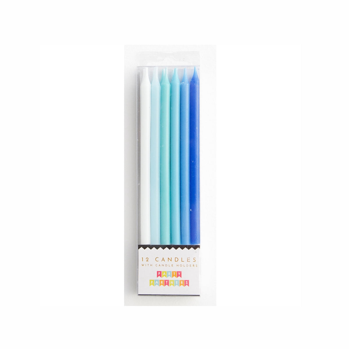 Blue Gradient Candle Set 12ct | The Party Darling