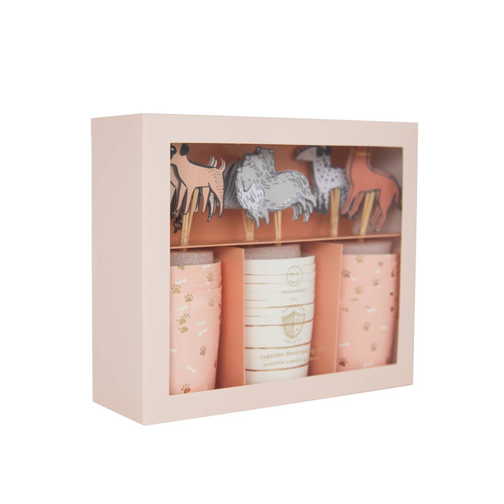 Bow Wow Dog Cupcake Kit 24ct | The Party Darling