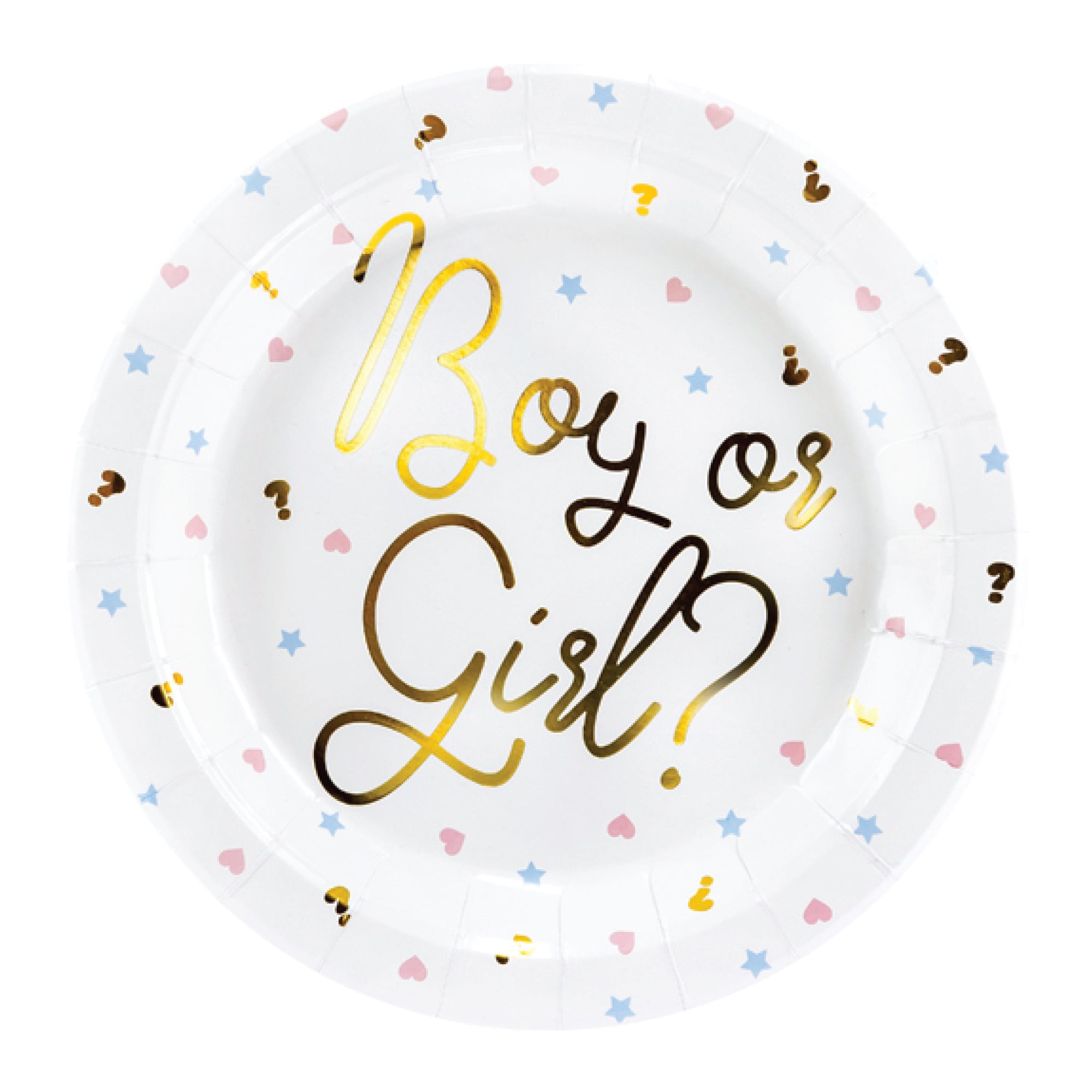 Boy or Girl Gender Reveal Lunch Plates 6ct | The Party Darling