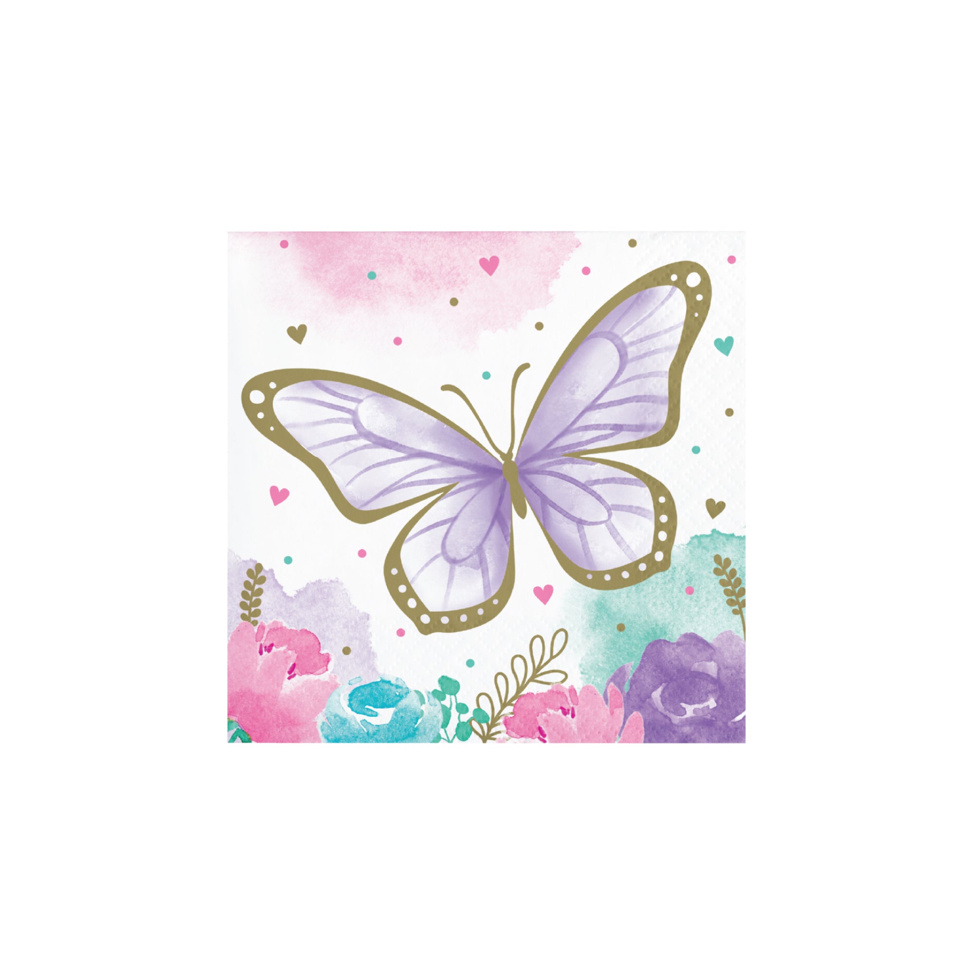 Butterfly Dessert Napkins 16ct | The Party Darling