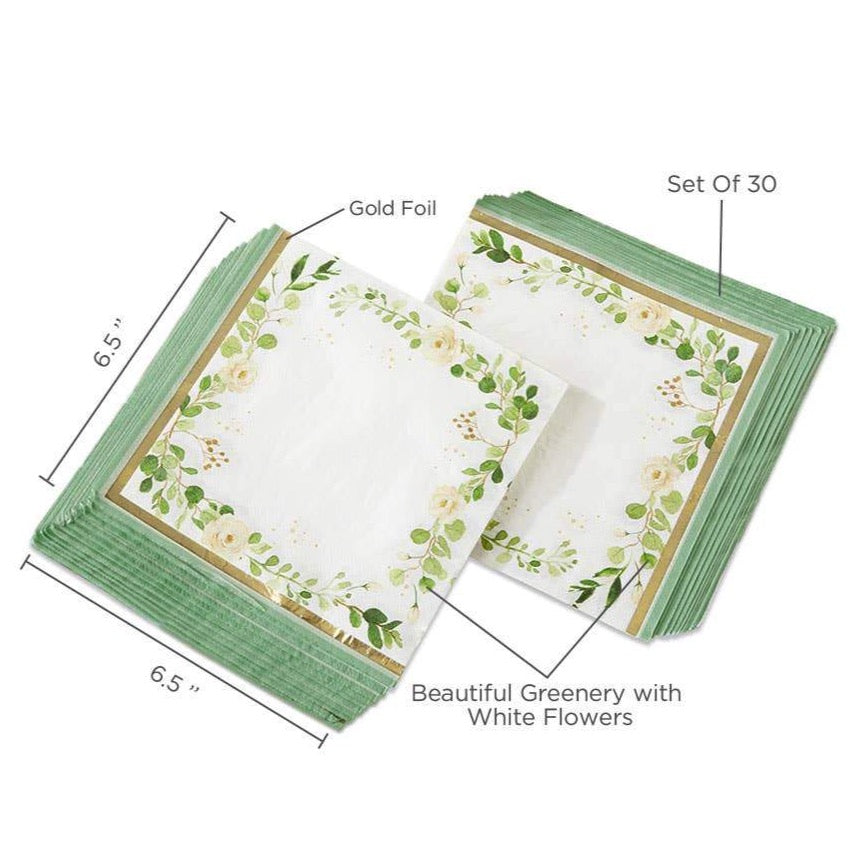 Botanical Garden Lunch Napkins 30ct | The Party Darling