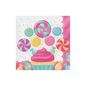 Candy Shop Lunch Napkins 16ct | The Party Darling