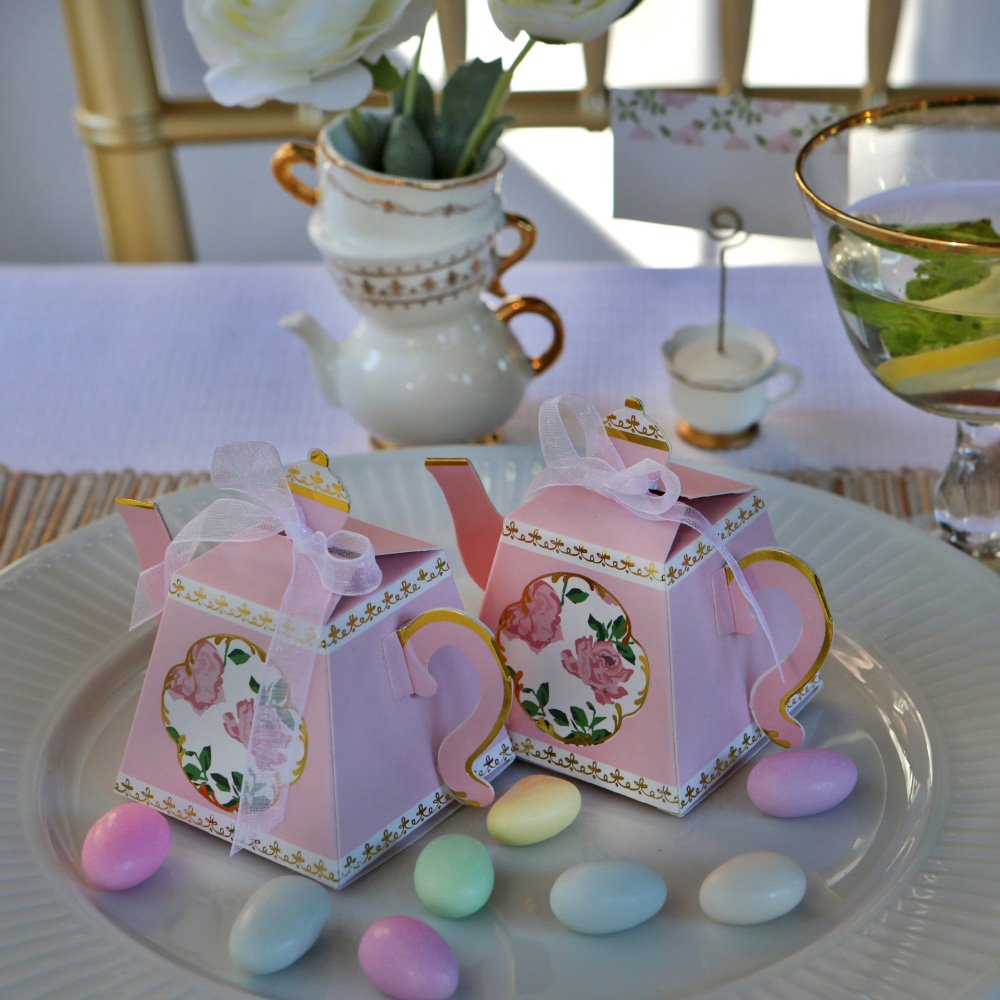 Tea Pot Favor Boxes with Candy