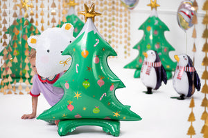 Standing Christmas Tree Balloon 37in - The Party Darling