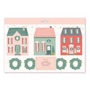 Christmas Village & Wreath Garland Set | The Party Darling