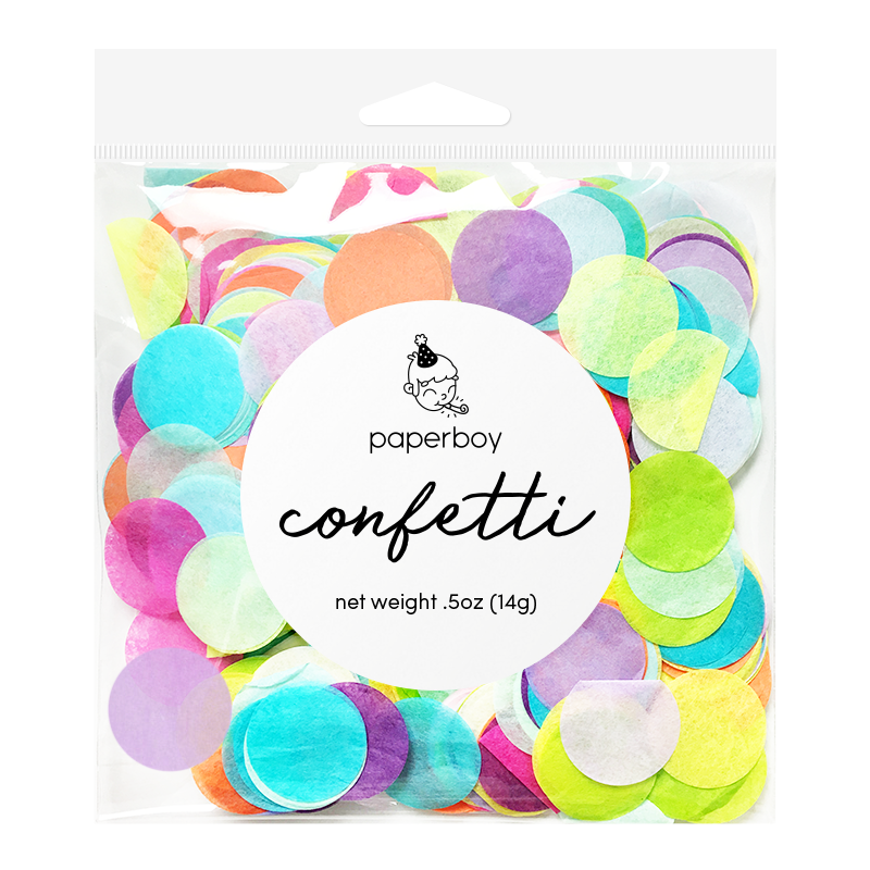 Bright Rainbow Confetti Pack - The Party Darling