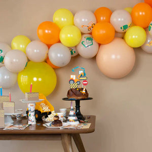 Construction Site Latex Balloons 5ct | The Party Darling