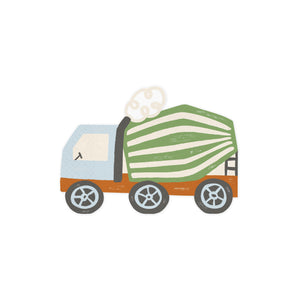 Construction Vehicle Dessert Napkins 20ct | The Party Darling