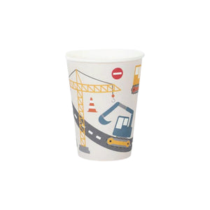 Construction Site Paper Cups 8ct | The Party Darling