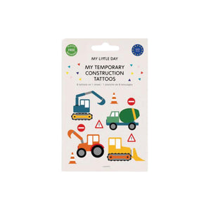 Construction Site Temporary Tattoos 8ct | The Party Darling