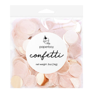 Blush & Rose Gold Confetti Pack .5oz Packaged