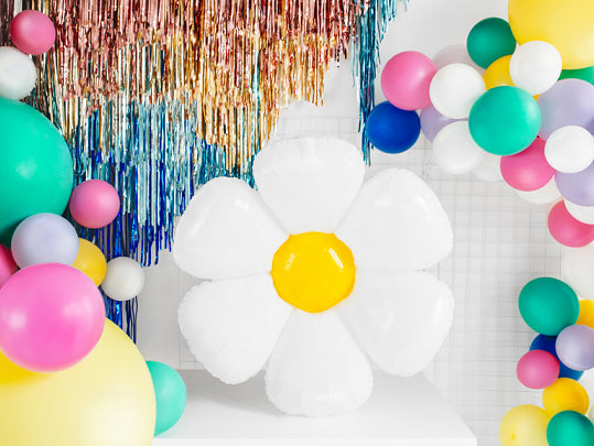 Groovy Daisy Flower Foil Balloon (28 Inches) from Ellie's Party Supply
