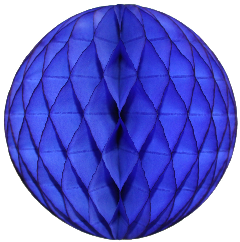 Dark Blue Honeycomb Tissue Ball | The Party Darling
