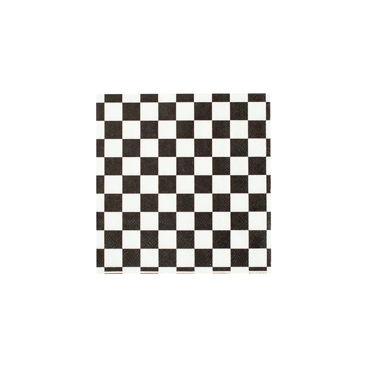 Black &amp; White Checkered Dessert Napkins 20ct | The Party Darling