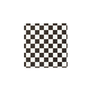 Black & White Checkered Dessert Napkins 20ct | The Party Darling