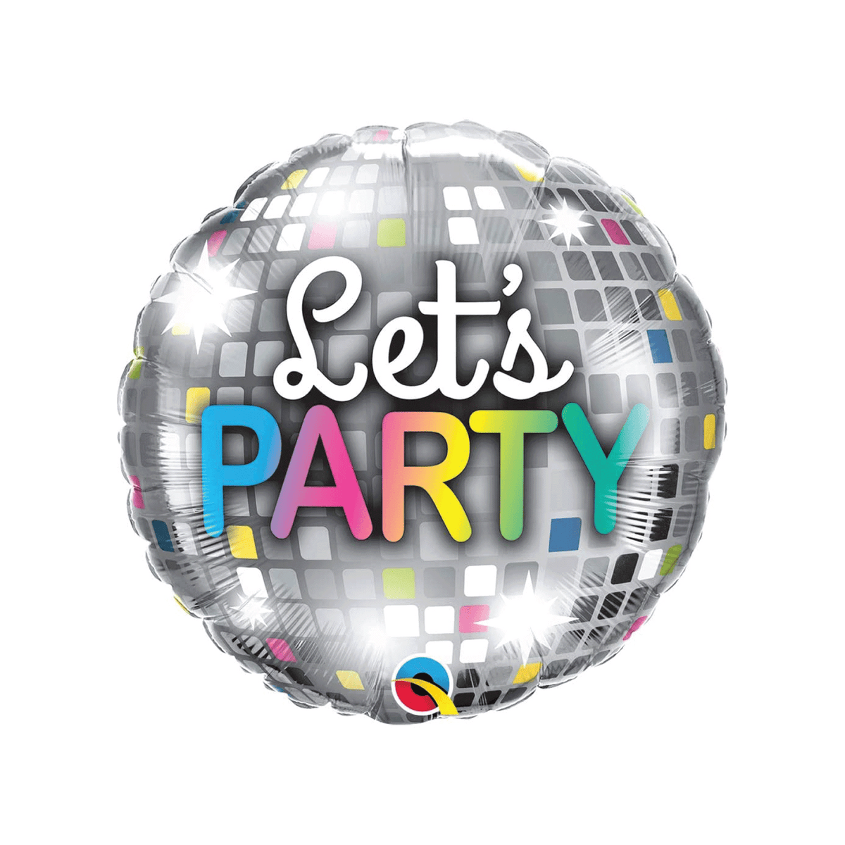 Let's Party Disco Ball Foil Balloon 18in