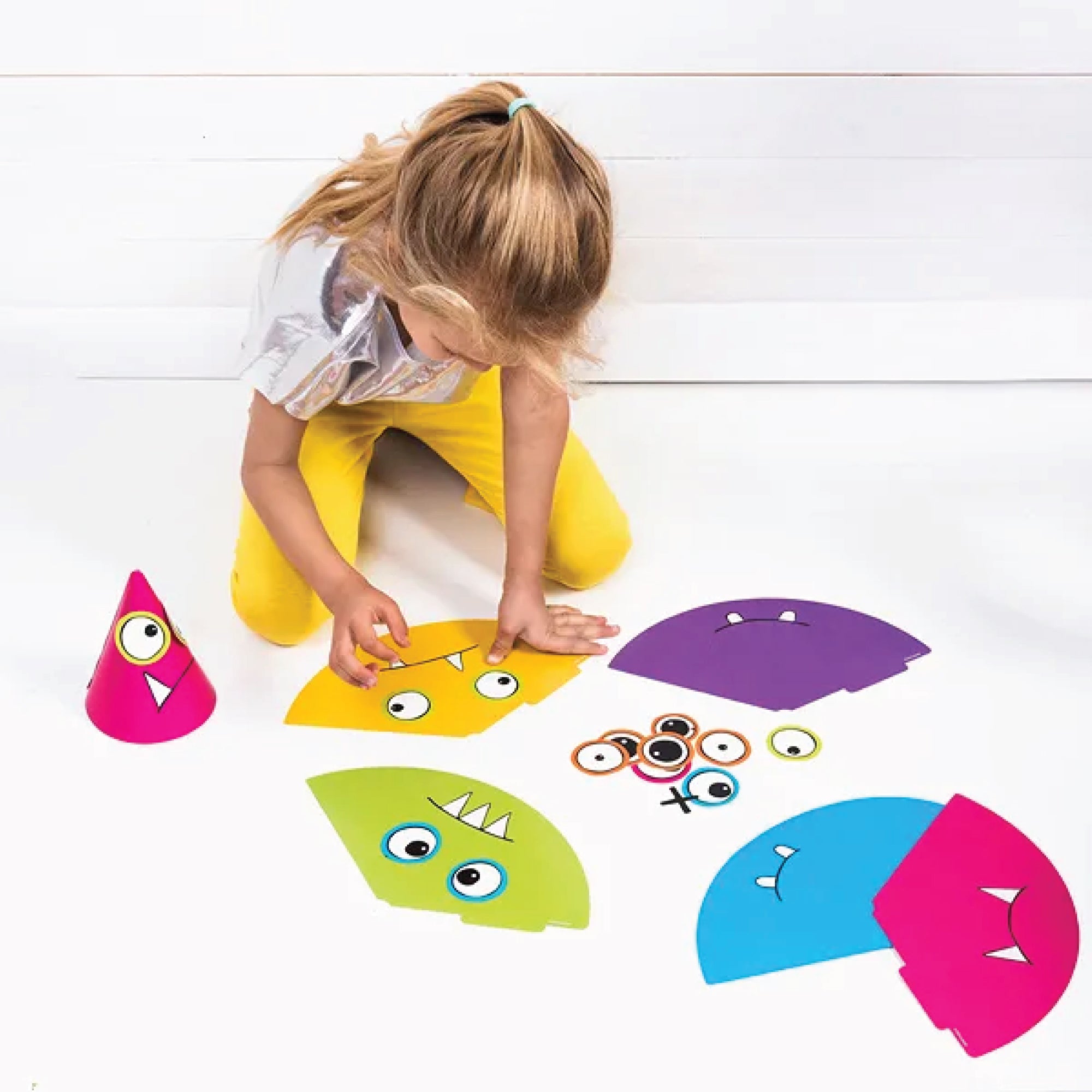 DIY Little Monster Party Hats 6ct | The Party Darling
