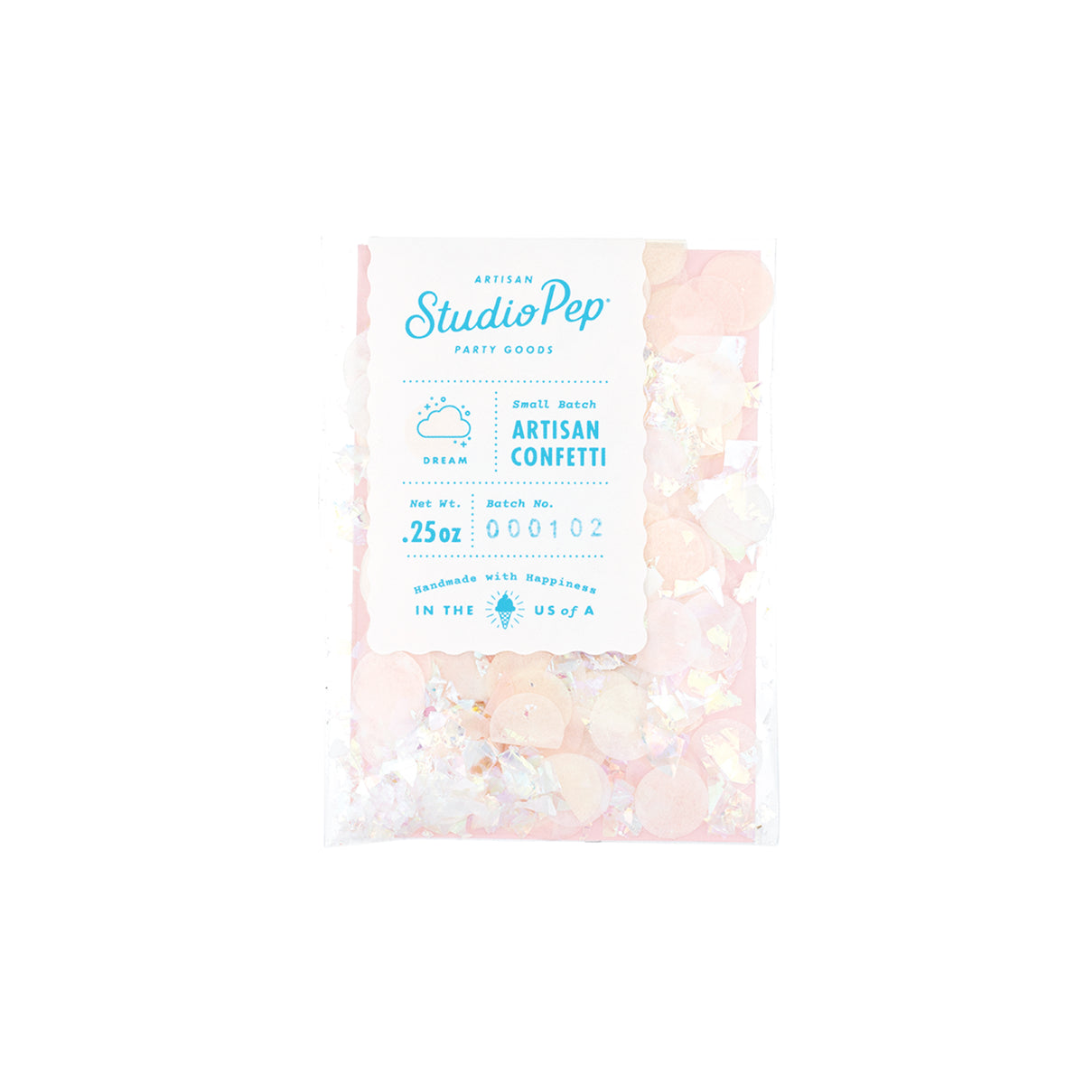 Dream Blush Pink &amp; Iridescent Confetti Pack | The Party Darling
