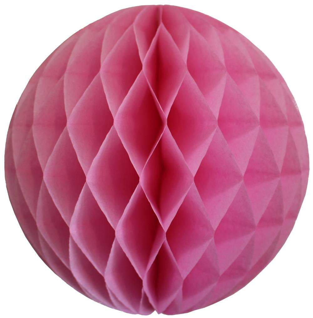 Pink Honeycomb Tissue Ball