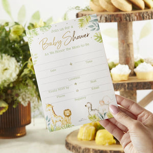Safari Baby Shower Invitation & Thank You Card Bundle | The Party Darling