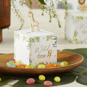 Safari Wild One Favor Boxes 24ct | The Party Darling
