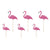 Pink Flamingo Cake Toppers 6ct | The Party Darling