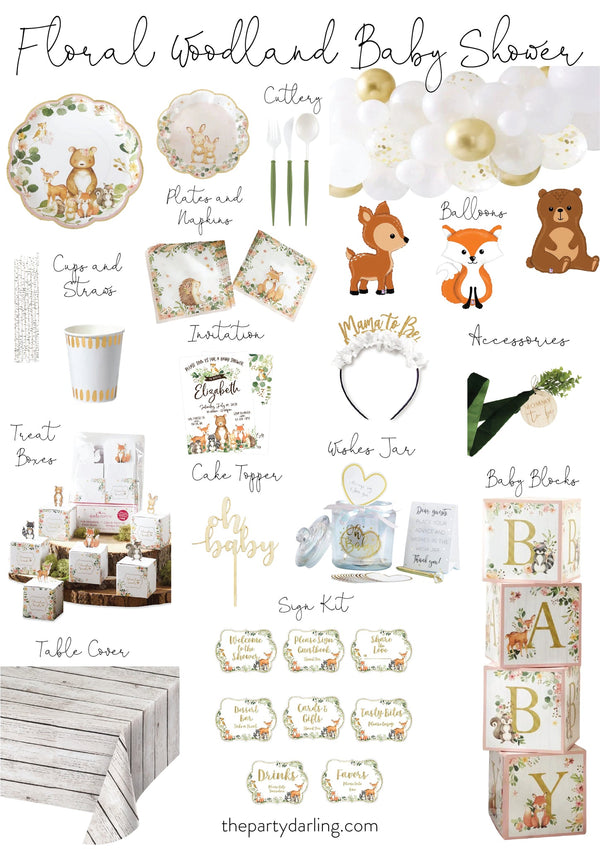 Woodland Theme Party Supplies & Decorations The Party Darling
