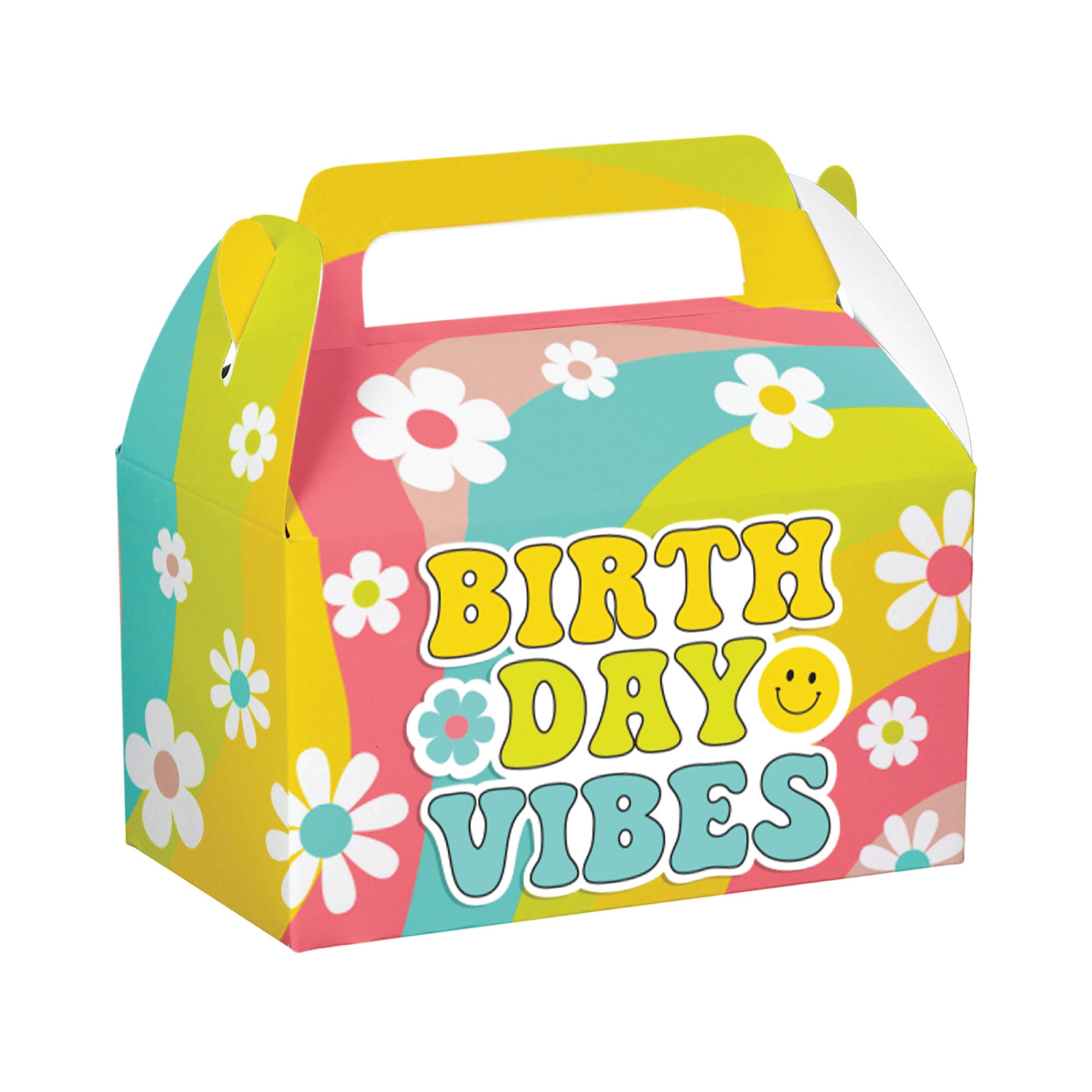 Flower Power Treat Boxes 4ct | The Party Darling