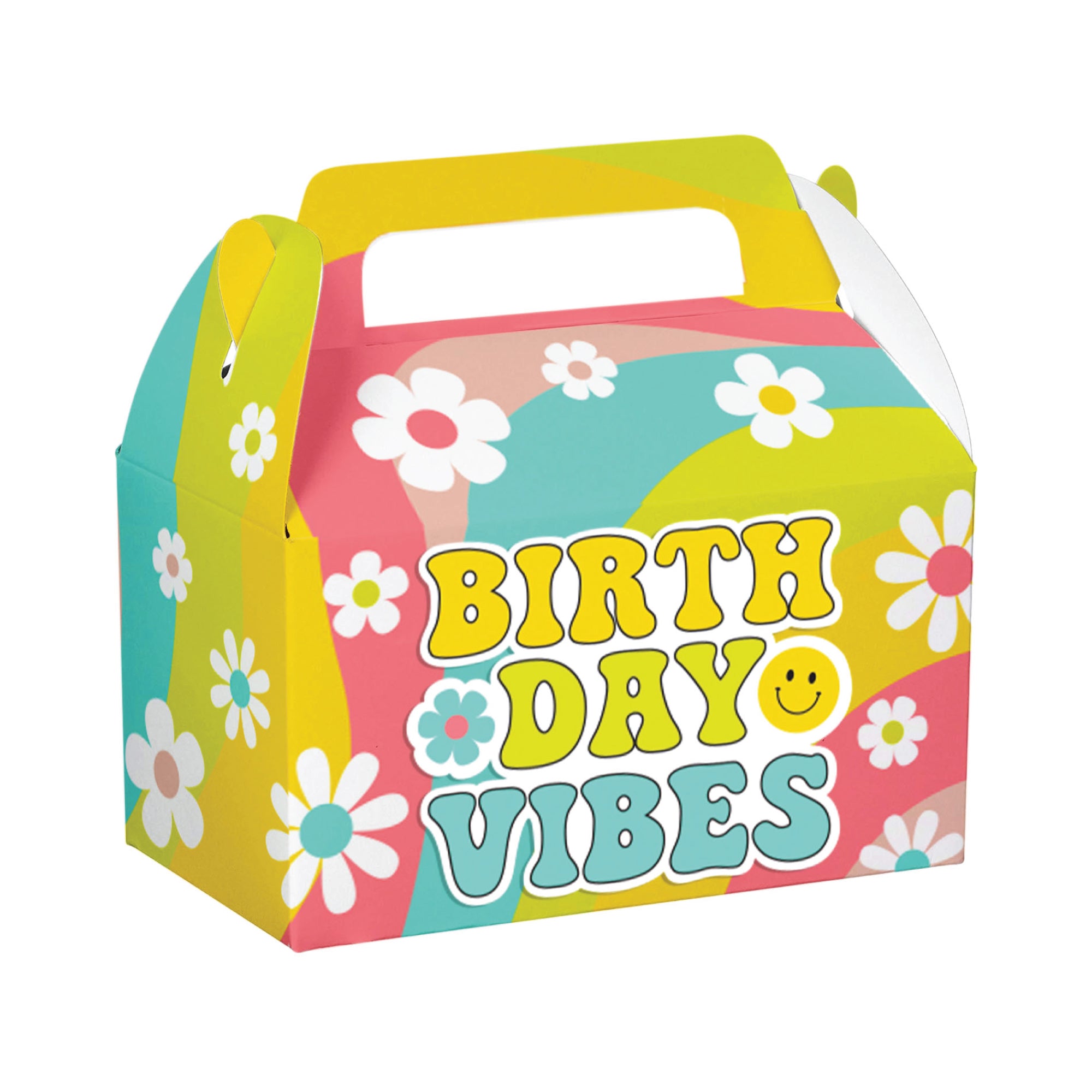 Flower Power Favor Boxes 4ct | The Party Darling