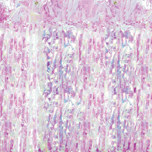 Iridescent Fringe Curtain Backdrop 3ft | The Party Darling