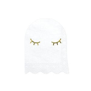 White Ghost Beverage Napkins 20ct | The Party Darling