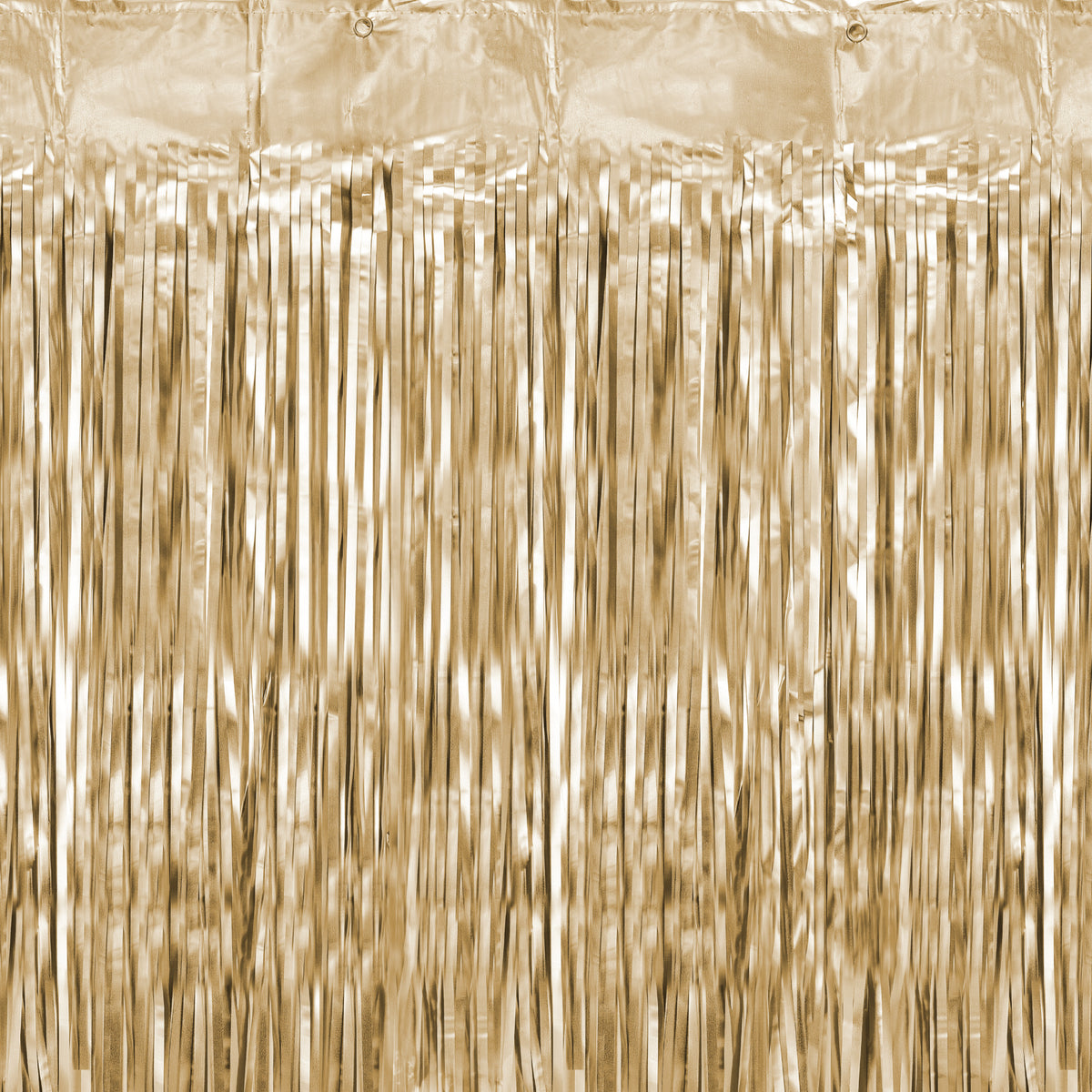 Metallic Gold Fringe Curtain