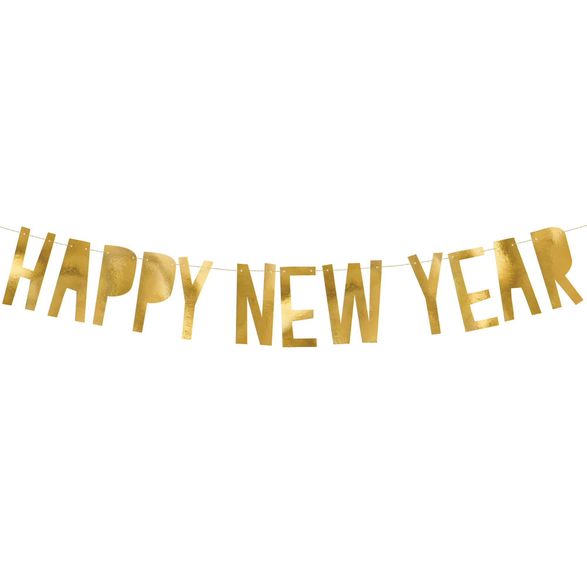 Gold Happy New Year Banner 3ft | The Party Darling