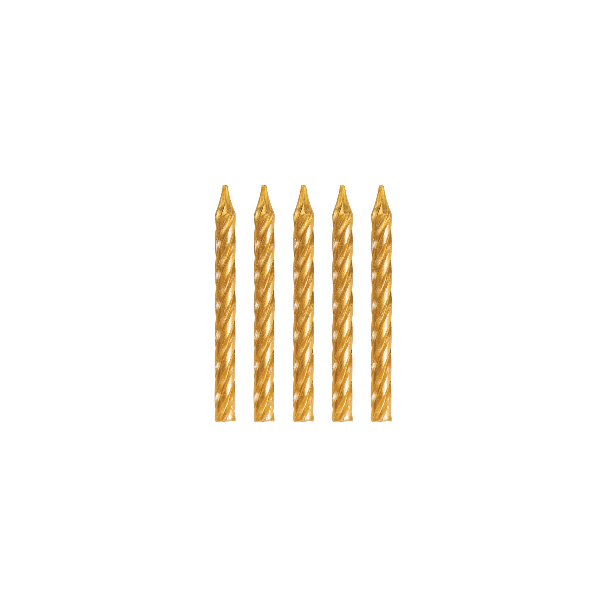 Gold Spiral Birthday Candles | The Party Darling