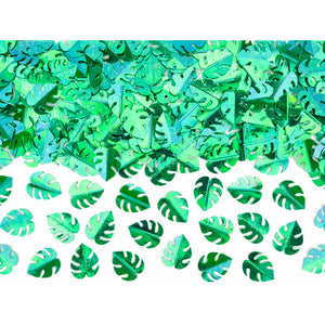 Metallic Green Palm Leaf Confetti .5oz | The Party Darling