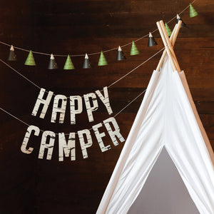 Happy Camper Letter Banner 3.5ft - The Party Darling