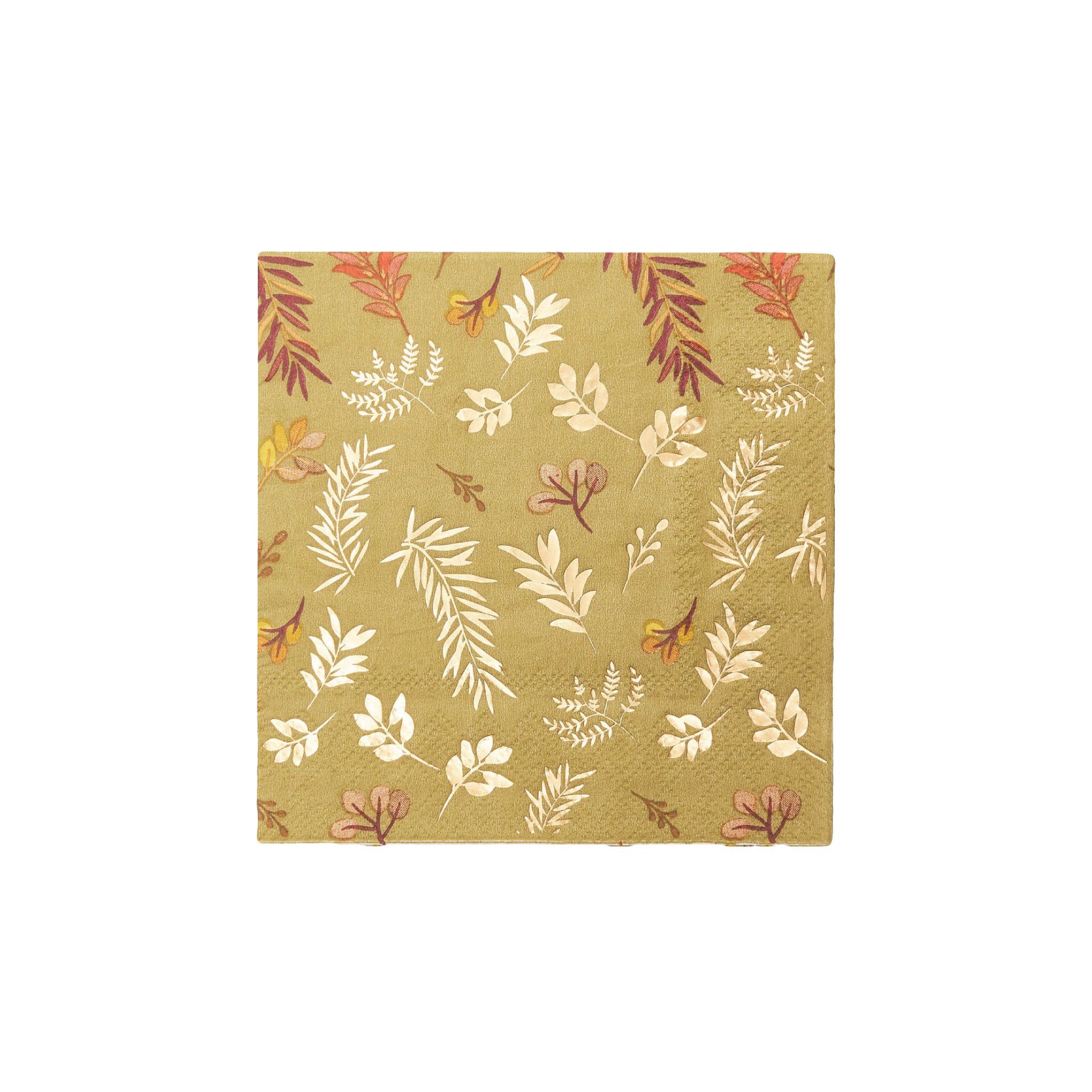 Green Harvest Dessert Napkins 20ct | The Party Darling