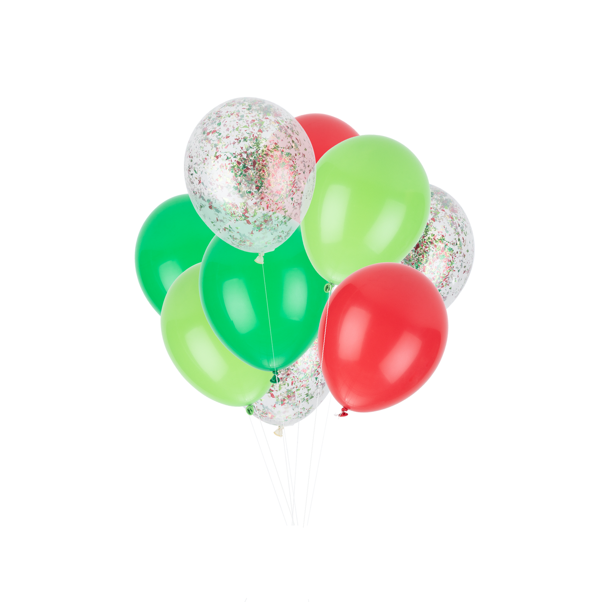 Christmas Tinsel Classic Balloon Bouquet 12ct | The Party Darling