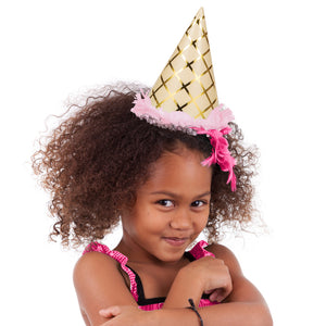 Ice Cream Cone Party Hats 8ct - The Party Darling