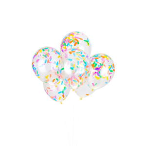 Ice Cream Bright Sprinkles Confetti Balloon Bouquet
