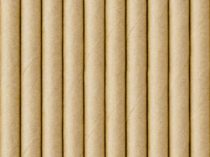 Kraft Paper Straws 10ct Zoomed In