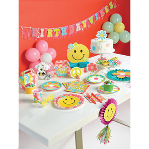 Flower Power Dessert Plates 8ct | The Party Darling