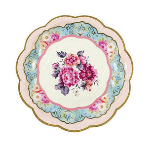 Vintage Tea Party Dessert Plates 12ct | The Party Darling