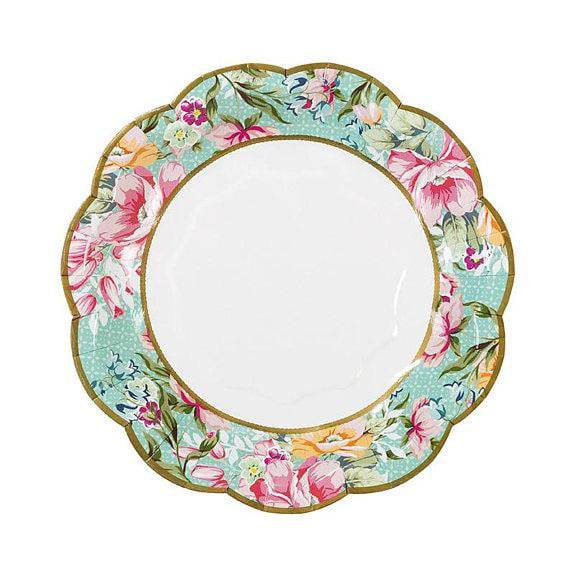 Vintage Tea Party Dessert Plates 12ct | The Party Darling