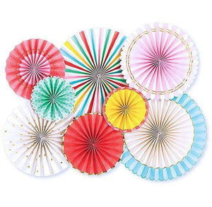 Hip Hip Hooray Party Fans 8ct | The Party Darling