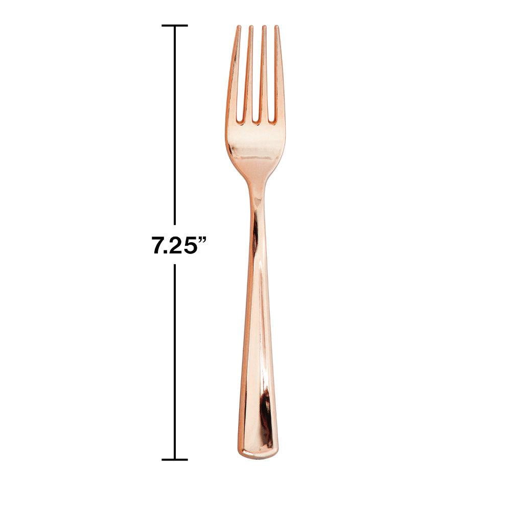 Rose Gold Premium Forks Service for 24 | The Party Darling