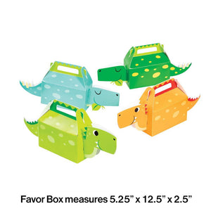 Dinosaur Favor Boxes 4ct | The Party Darling